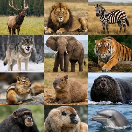 Name that Mammal trivia illustration