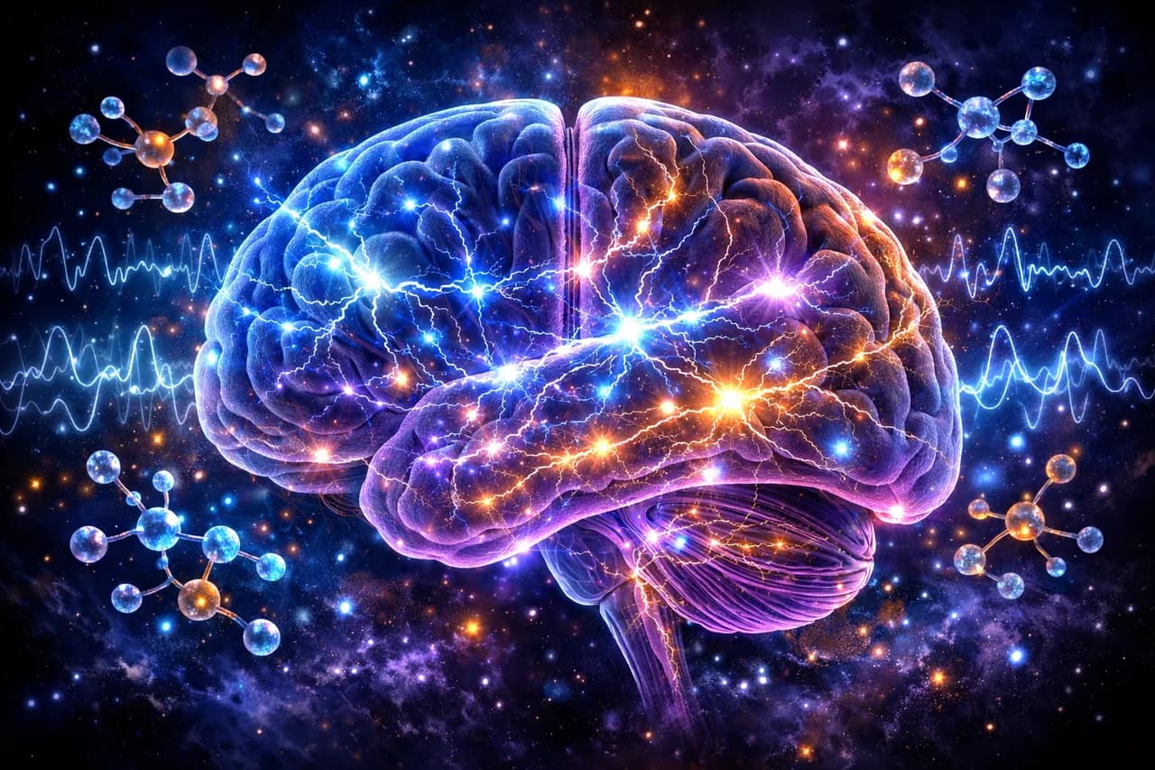 Neuroscience trivia illustration