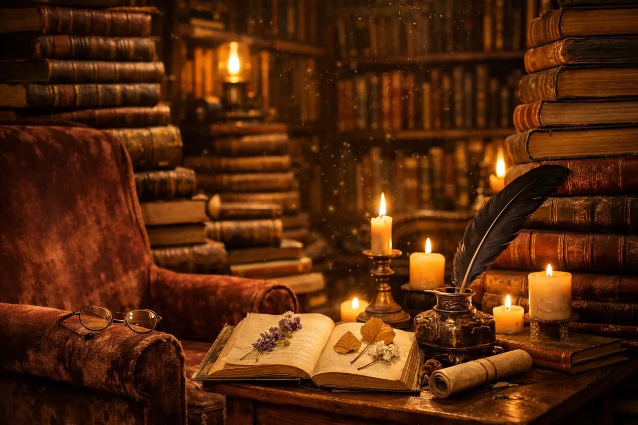 Literature trivia illustration