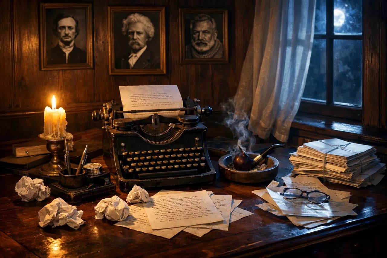 Great Writers trivia illustration
