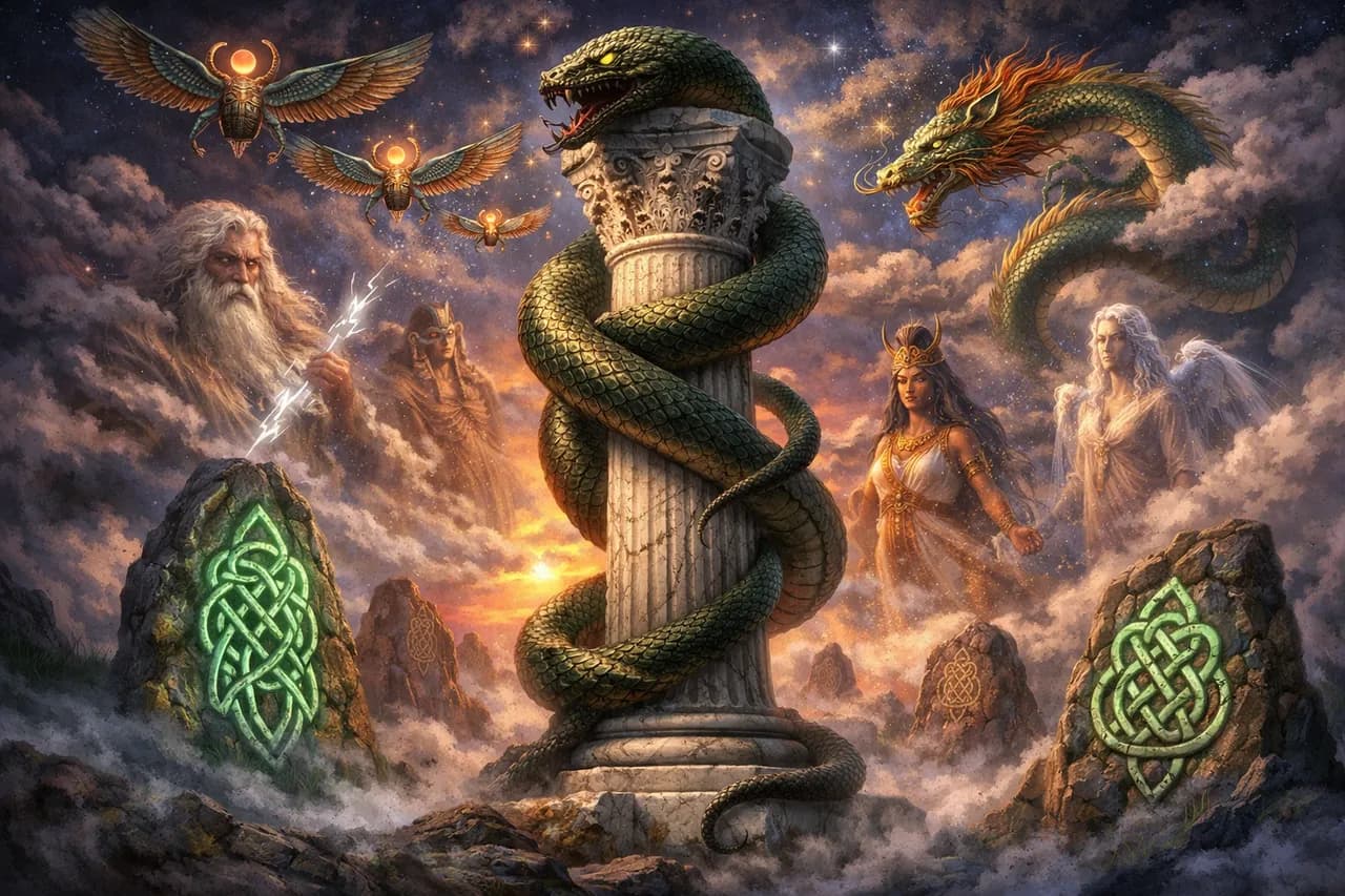 Mythology trivia illustration