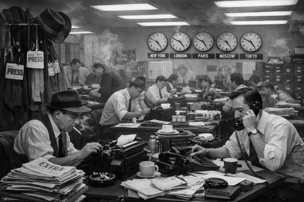 Journalism trivia illustration
