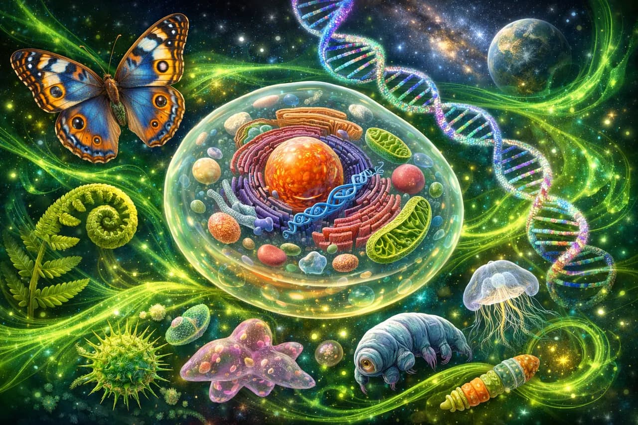 Biology trivia illustration
