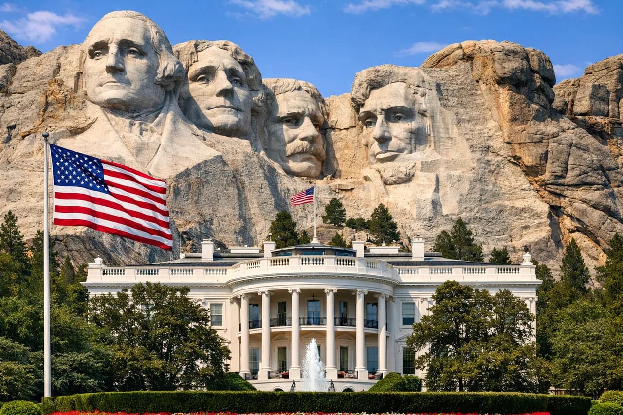 US Presidents trivia illustration