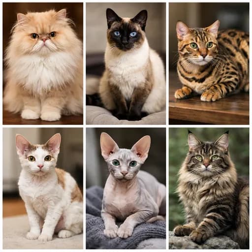 Name that Cat Breed trivia illustration