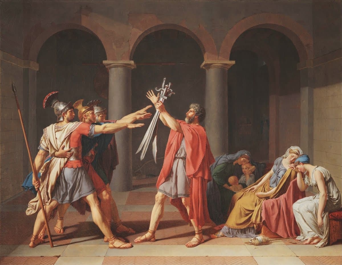 Neoclassical Painters trivia question image