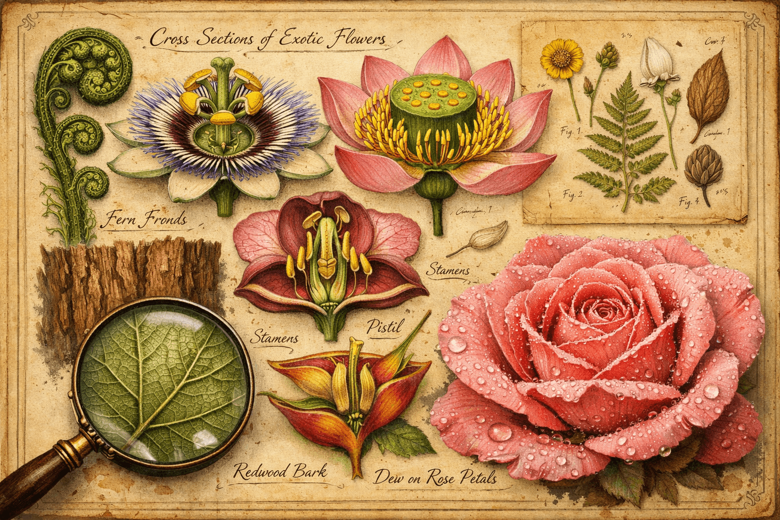 Botany trivia illustration