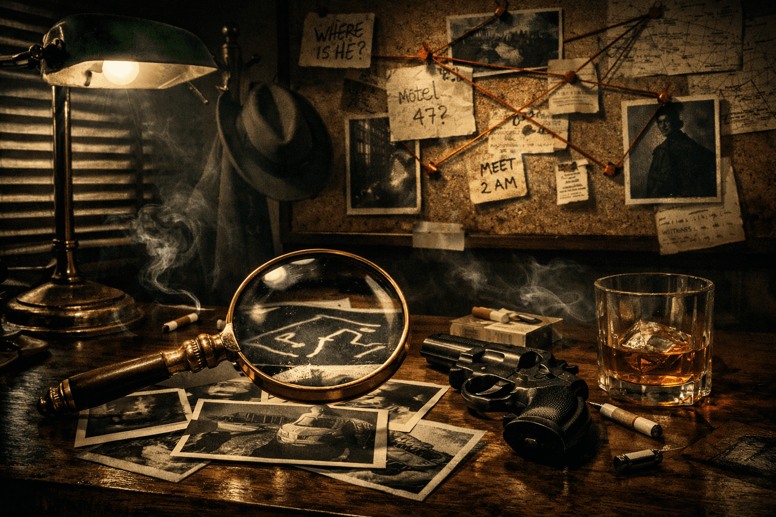 Detective Fiction trivia illustration