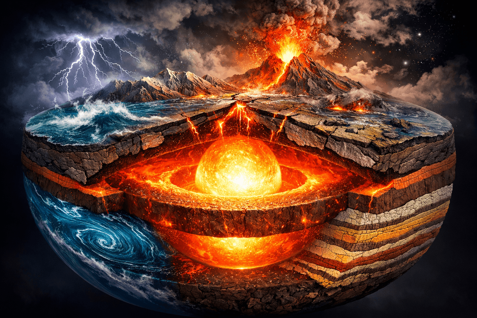 Earth Science trivia illustration