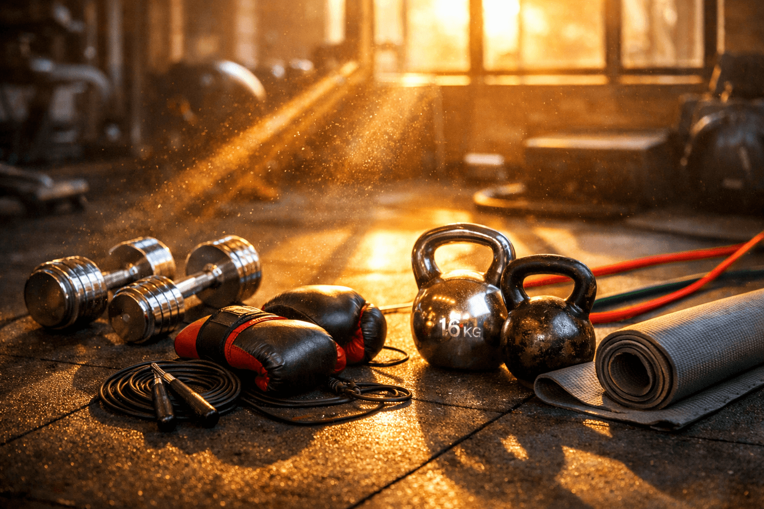 Fitness trivia illustration
