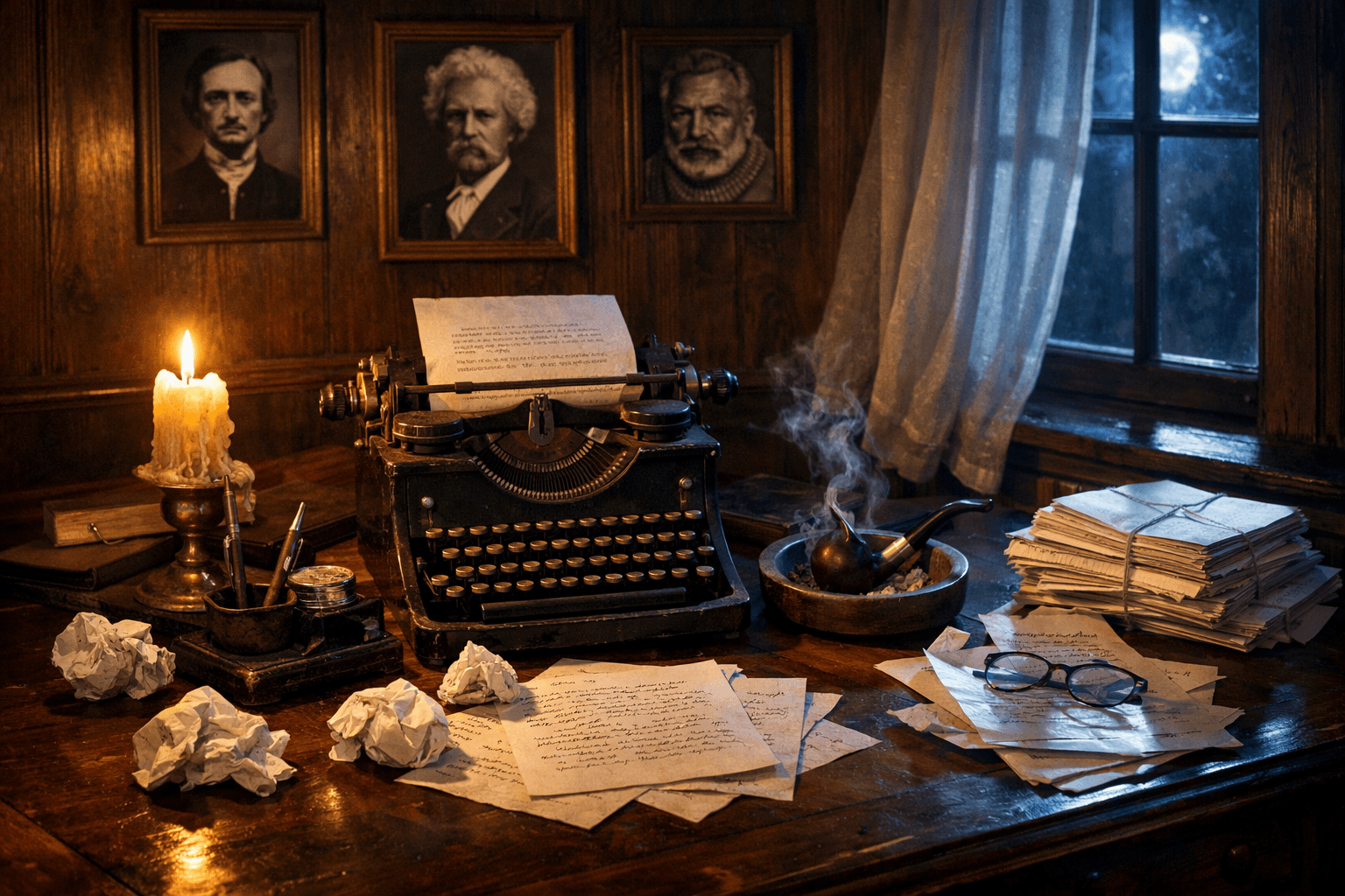 Great Writers trivia illustration