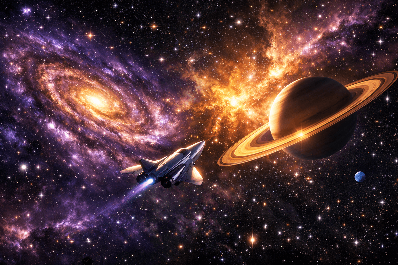 Space trivia illustration